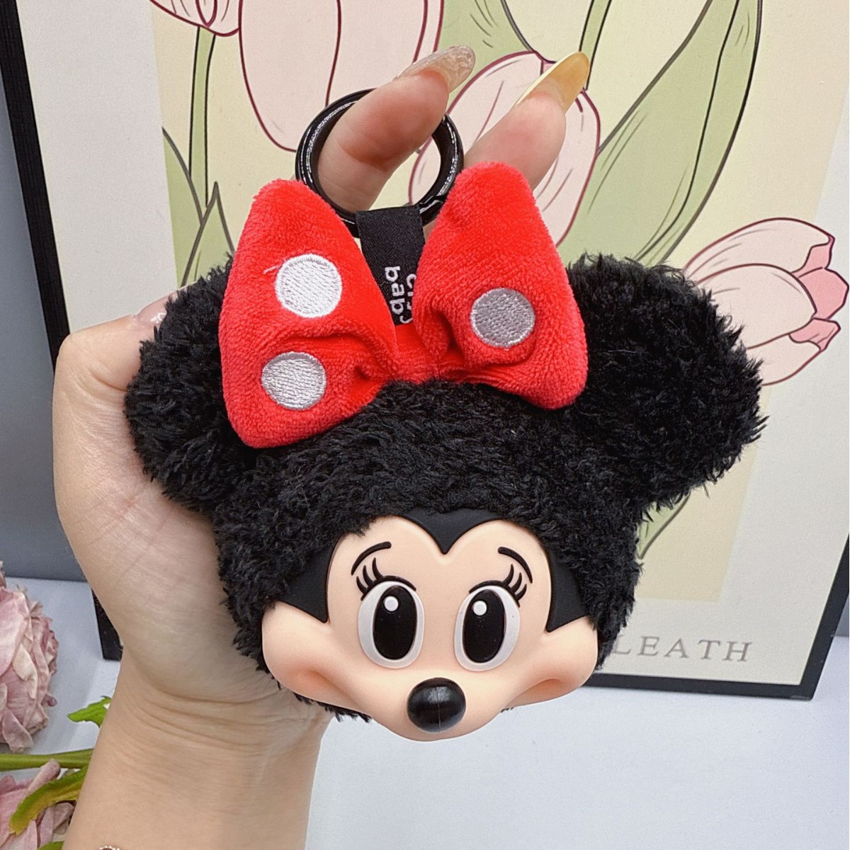 Anime Merchandise Plush Toys - 미키 미니 봉제 인형 키체인 귀여운
