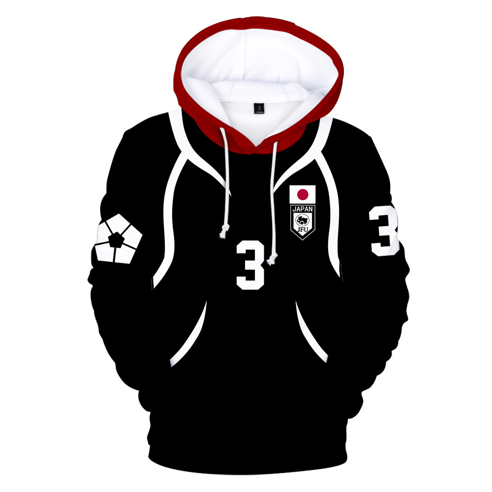 Anime Merchandise Hoodie - 새로운 블루 록 상품, 블루 록
