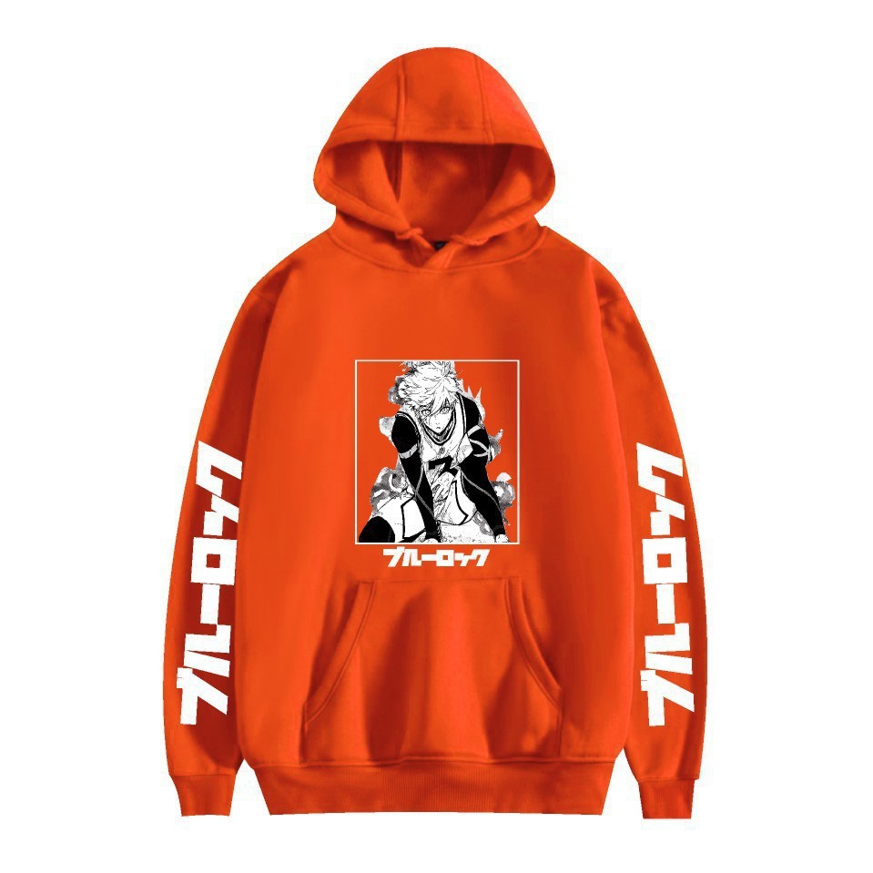 새로운 블루록 클린 월드 위클리 머천다이즈 하라주쿠 플 - Anime Merchandise Hoodie 리뷰 및 가격