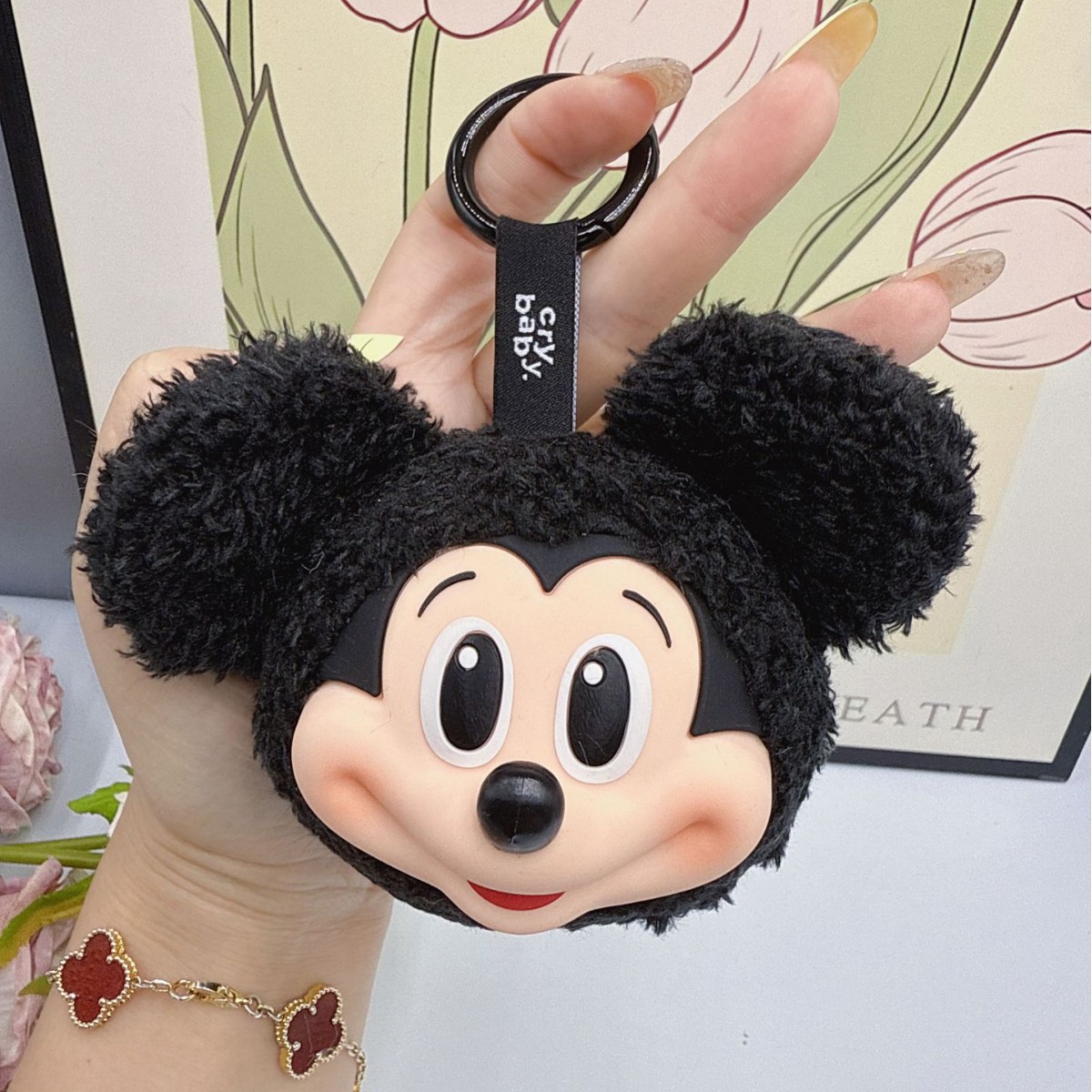 미키 미니 봉제 인형 키체인 귀여운 비닐 피규어 수집용 - Anime Merchandise Plush Toys 리뷰 및 가격