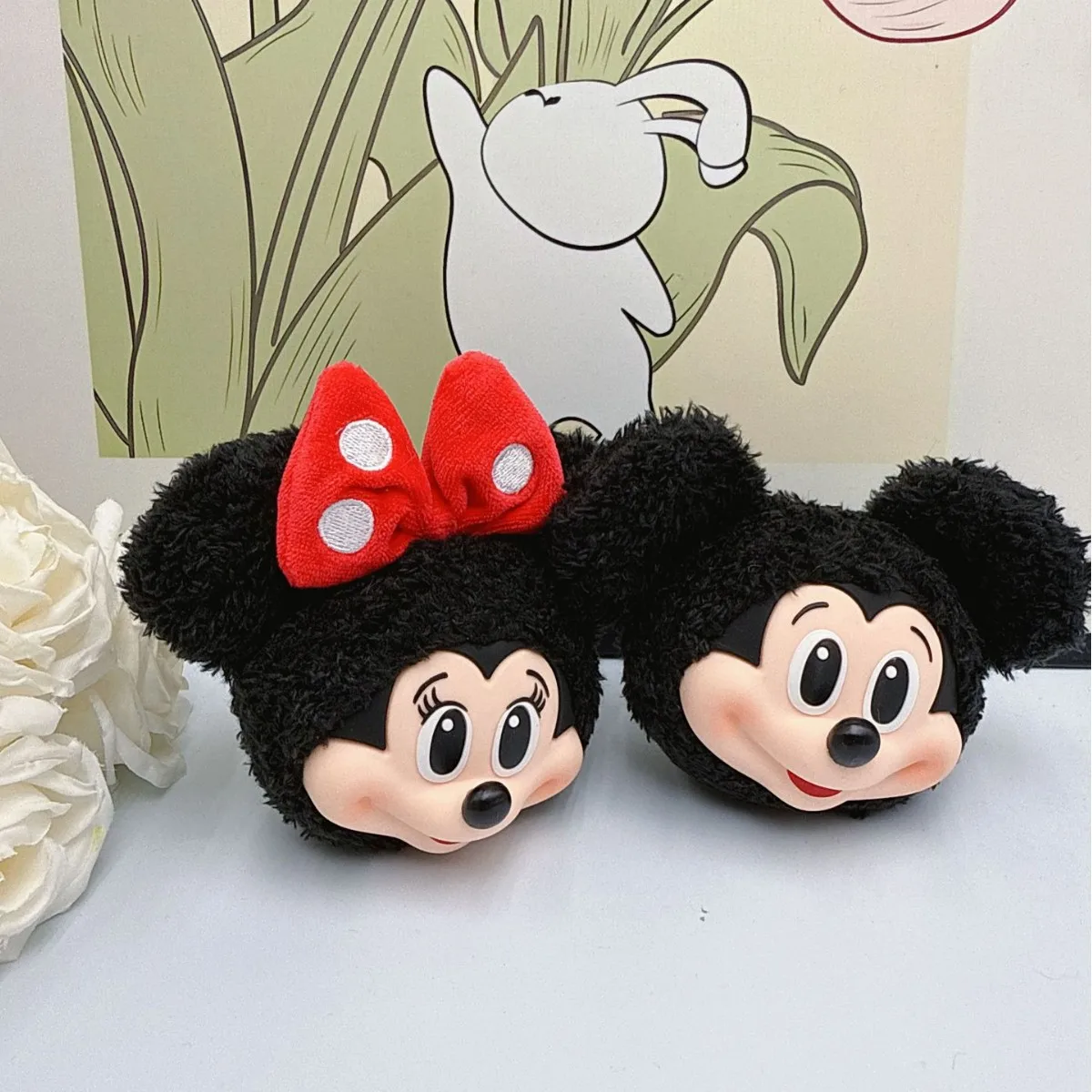 미키 미니 봉제 인형 키체인 귀여운 비닐 피규어 수집용 - Anime Merchandise Plush Toys 리뷰 및 가격