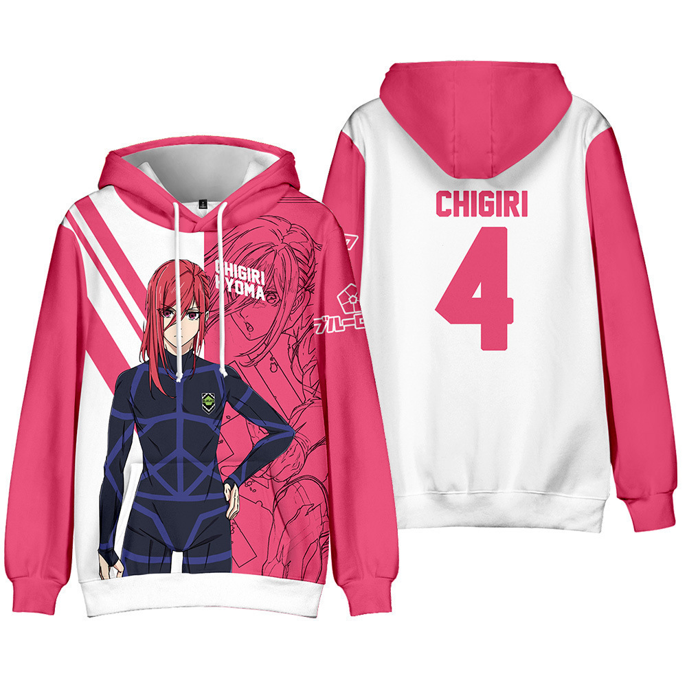 새로운 애니메이션 BLUE LOCK 상품, 패셔너블한  - Anime Merchandise Hoodie 리뷰 및 가격
