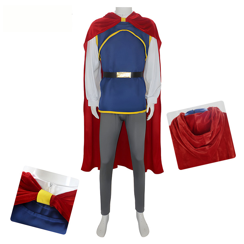 애니메이션 성인 남성 코스프레 의상 백설공주 왕자 무대 - Anime Merchandise Men 리뷰 및 가격