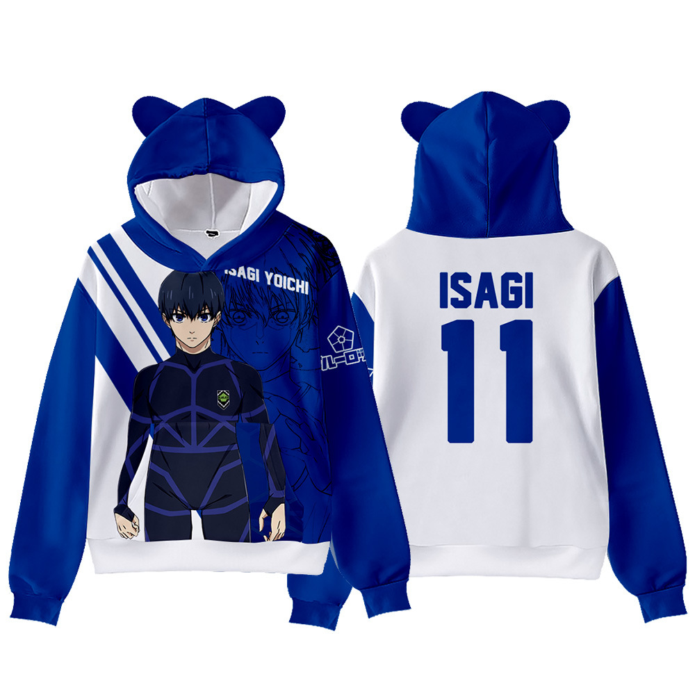 3D 신작 애니메이션 블루록 굿즈 블루 프리즌 고양이  - Anime Merchandise Hoodie 리뷰 및 가격