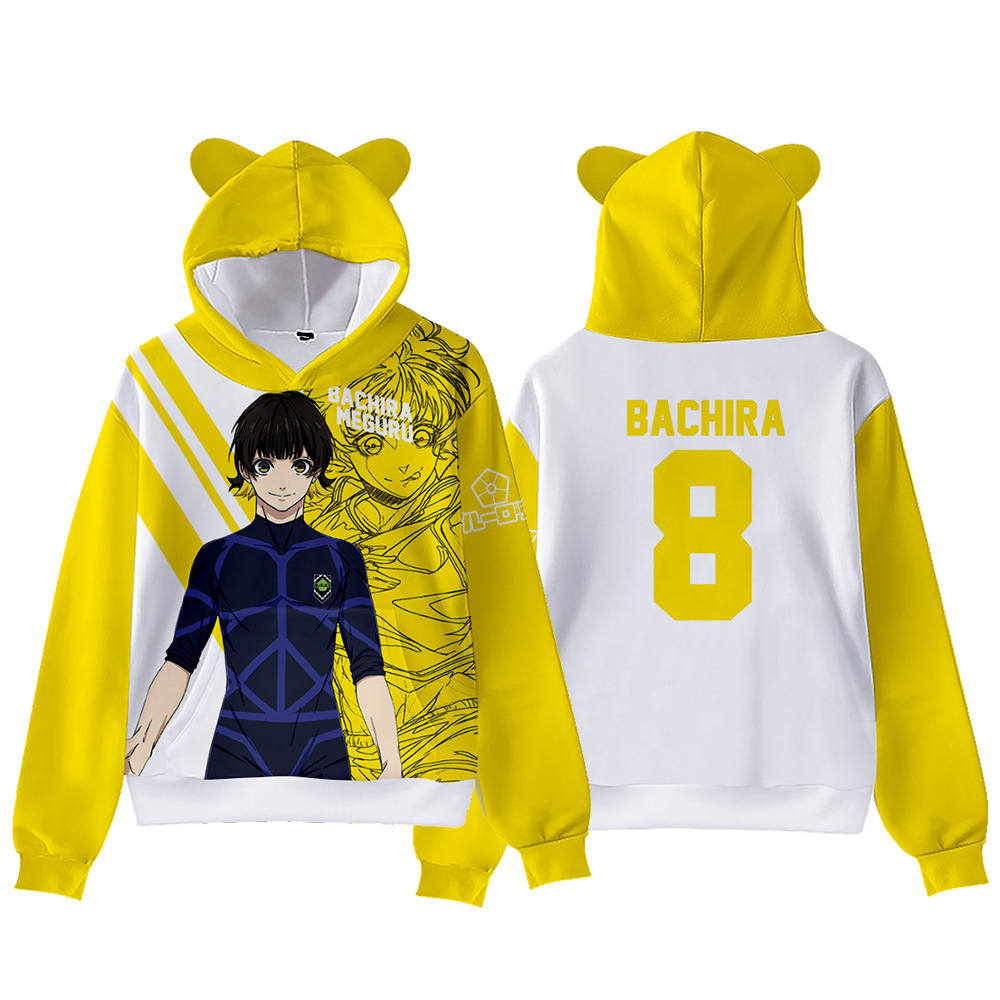 3D 신작 애니메이션 블루록 굿즈 블루 프리즌 고양이  - Anime Merchandise Hoodie 리뷰 및 가격