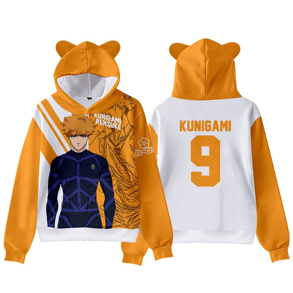 3D 신작 애니메이션 블루록 굿즈 블루 프리즌 고양이  - Anime Merchandise Hoodie 리뷰 및 가격